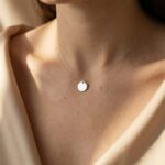 Lant cu fir transparent cu banut argint925 - imagine 2