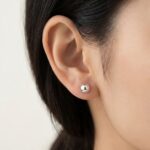 Cercei Stud din Argint 925 Bobiță - imagine 2