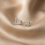 Cercei Stud din Argint 925 „LOVE”