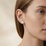 Cercei Stud din Argint 925 cu Bănuț - imagine 2