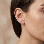 Cercei Stud din Argint 925 cu Cristale Swarovski aprox. 3 mm - imagine 2