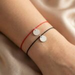 Brățară pe Șnur cu Bănuț din Argint 925 - imagine 2