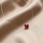 Lant cu fir transparent cu floare swarovski