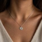 Lanț din Argint 925 cu Pandantiv Tălpițe Bebeluș - imagine 2