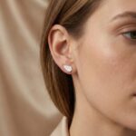 Cercei Stud din Argint 925 cu Frunză - imagine 2