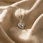 Lanț din Argint 925 cu Pandantiv Tălpițe Bebeluș