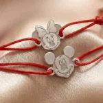 Brățara pe Șnur cu Mickey/Minnie din Argint 925