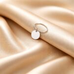 Inel cu Pandantiv Rotund din Argint 925