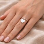 Inel cu inimioara agatata - imagine 2