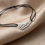 Brățară pe Șnur cu Aripa din Argint 925