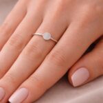 Inel din Argint 925 cu Bănuț Lipit - imagine 2