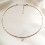 Choker din Argint 925 cu Cristal Swarovski de 3mm
