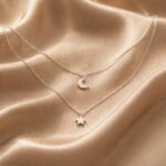 Lanț Dublu din Argint 925 cu Stea și Semilună