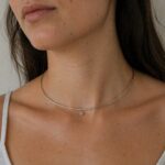 Choker din Argint 925 cu Cristal Swarovski de 3mm - imagine 2