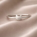 Inel din Argint 925 cu Cap de Pisică