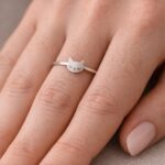 Inel din Argint 925 cu Cap de Pisică - imagine 2