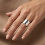 Inel Lat din Argint 925 Reglabil Personalizabil