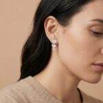 Cercei Stud din Argint 925 cu Inimioare Agățate - imagine 2