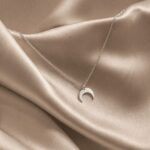 Lanț din Argint 925 cu Pandantiv Semilună