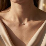 Lant pe fir transparent cu cristal swarovski 3D