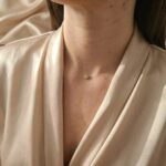 Lant cu fir transparent cu stea swarovski transparenta