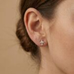 Cercei Stud Avion din Argint 925 - imagine 2