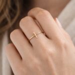 Inel în Formă de Cruce din Argint 925