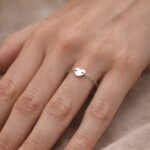 Inel din Lant și Inimă din Argint 925 - imagine 2