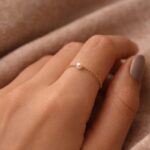 Inel din Lant Argint 925 cu Perla Swarovski - imagine 2