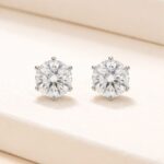 Cercei Stud cu Cristal Swarovski de aprox. 8mm din Argint 925