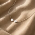 Lant din Argint 925 cu Două Inimioare