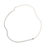 Colier Silver Pearl, perle de cultură și biluțe din argint 925 - imagine 2