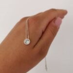 Lanț din Argint 925 cu bază rotundă și Cristal Swarovski
