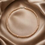 Colier cu Perle de Cultură Crem-Rose