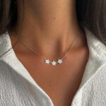 Lanț din Argint 925 cu 3 Steluțe - imagine 2