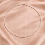 Colier Perle naturale de Cultură Argint 925 și cristal Swarovski Bella