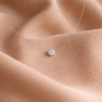 Lant pe fir transparent cu bob swarovski 6mm