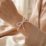 Brățară cu Perle Naturale si Argint 925 Pearls Ribbon - imagine 2