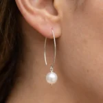 Cercei Hanging Pearls din Argint 925 și Perle Naturale - imagine 2