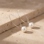 Cercei Hanging Pearls din Argint 925 și Perle Naturale