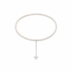 Colier cu Perle Naturale de Cultură și Charm din Argint 925 - imagine 3