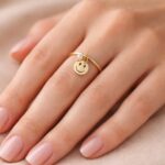 Inel din Argint 925 Smiley Face - imagine 2