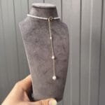 Colier ploaie de perle din argint925 si perle naturale - imagine 3