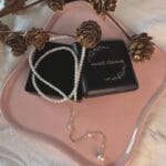 Colier ploaie de perle din argint925 si perle naturale