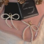 Set 2 Fundite Perle Scoica și din Argint 925