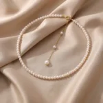 Colier ploaie de perle din argint925 si perle naturale