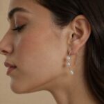 Cercei Arc cu Perle din Argint 925 - imagine 2