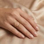 Inel Minimalist Oval din Argint 925 - imagine 2