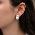 Cercei Baroc Pearl Studs - imagine 2