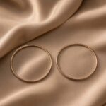 Cercei Rotunzi Rose Gold